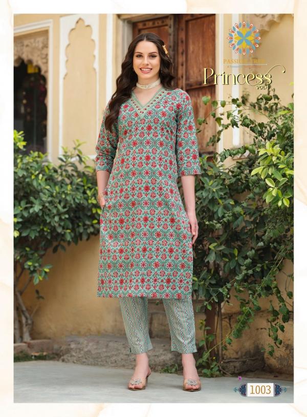 Princess Vol 1 By Passion Tree Cotton Kurti With Bottom Collection